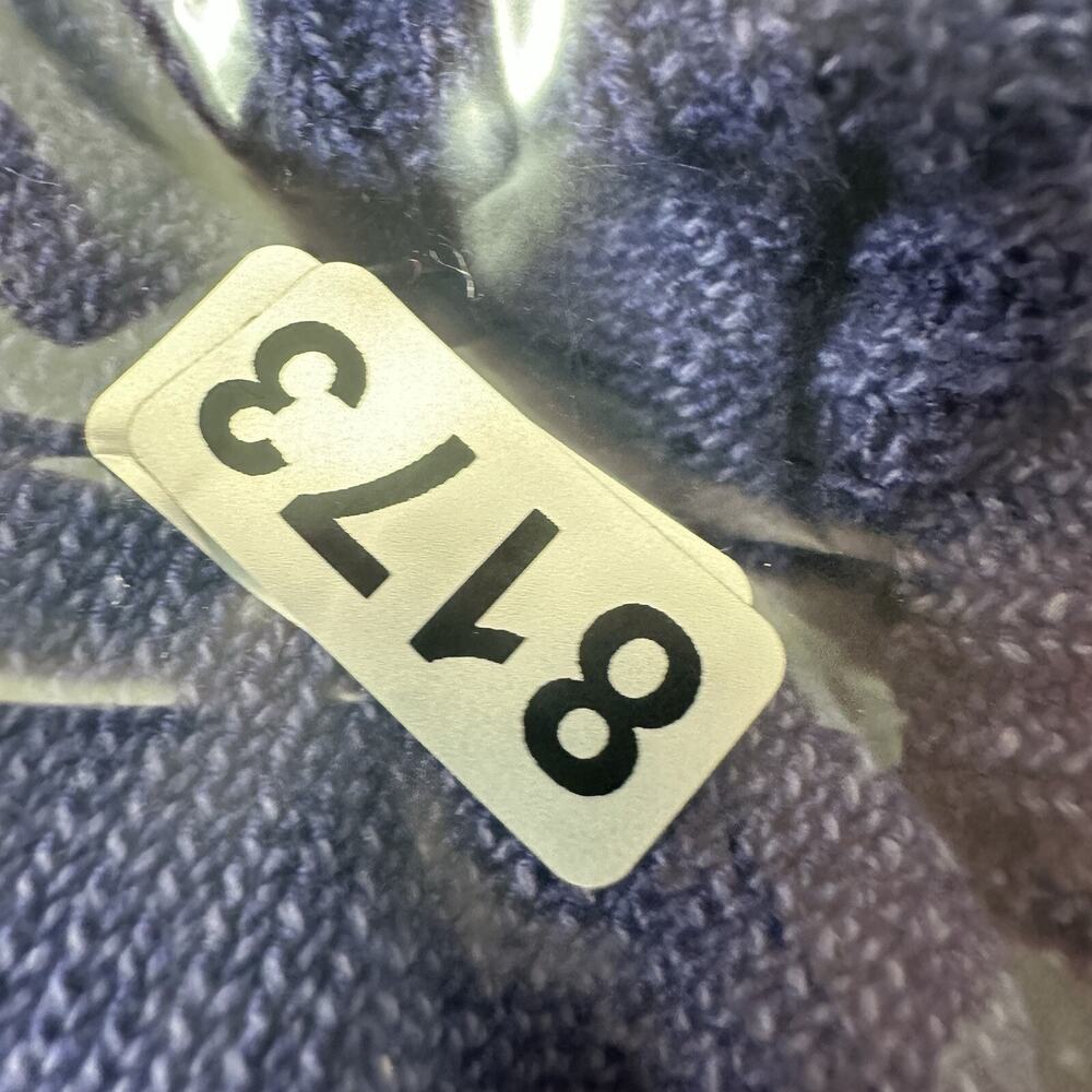 Eileen Fisher Sweater Womens Medium Purple Cardigan Drapey Silk Blend Asymmetric - Picture 12 of 12